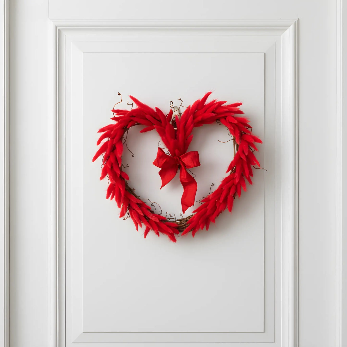 Red Heart Wreath