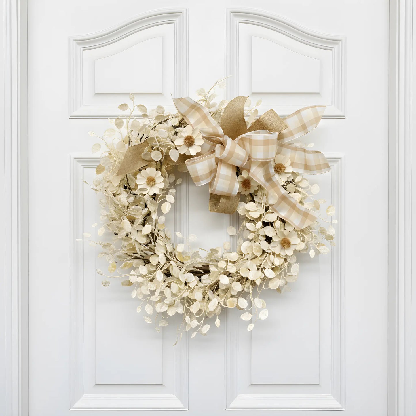White Eucalyptus Wreath