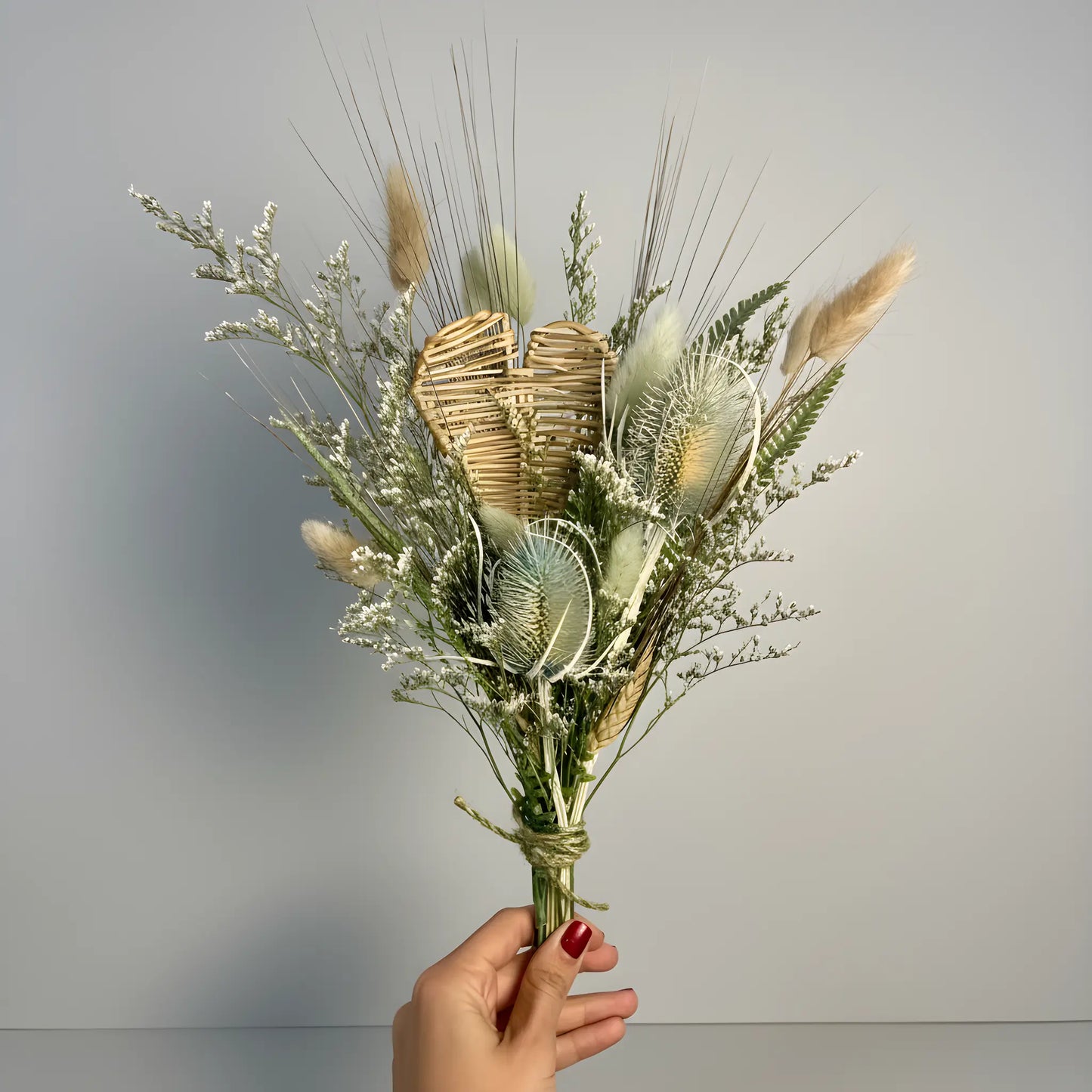Garden Muse Gift Box – Gardener Journal, Bee Ring Dish & Neutral Dried Flower Bouquet