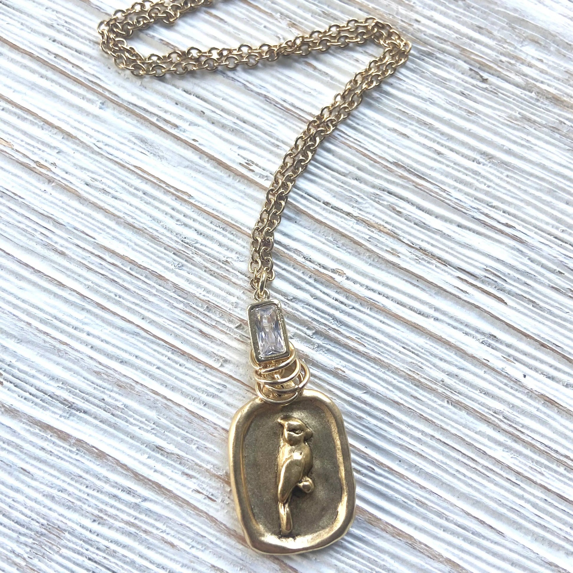 Cardinal Necklace VB&CO Designs Handmade Jewelry