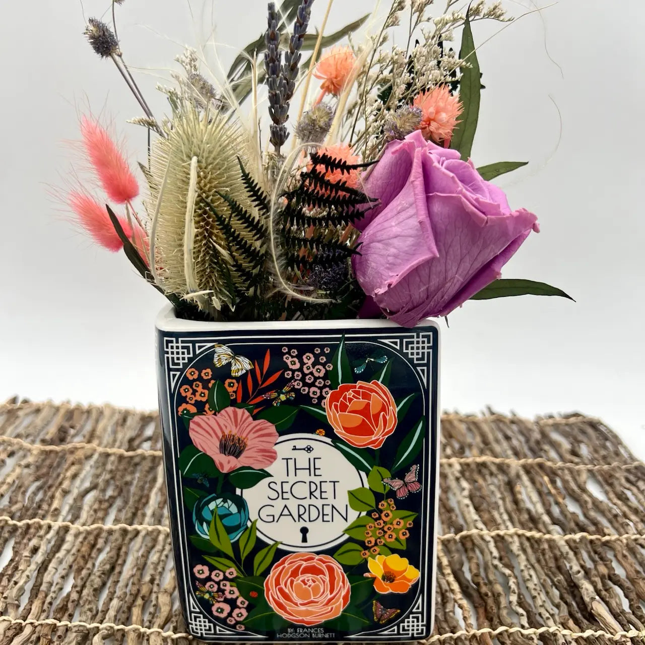 The Secret Garden Book Vase Steel Mill