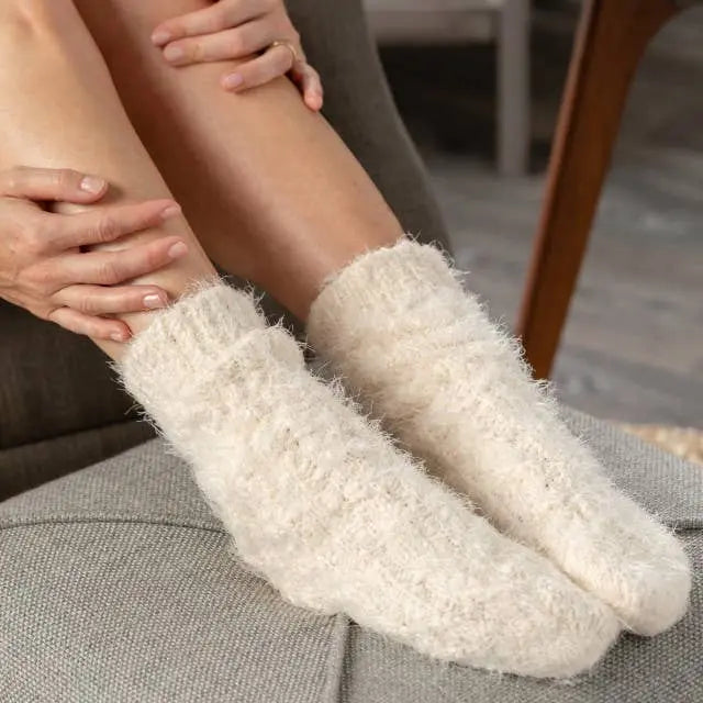 Giving Socks - Cream DEMDACO