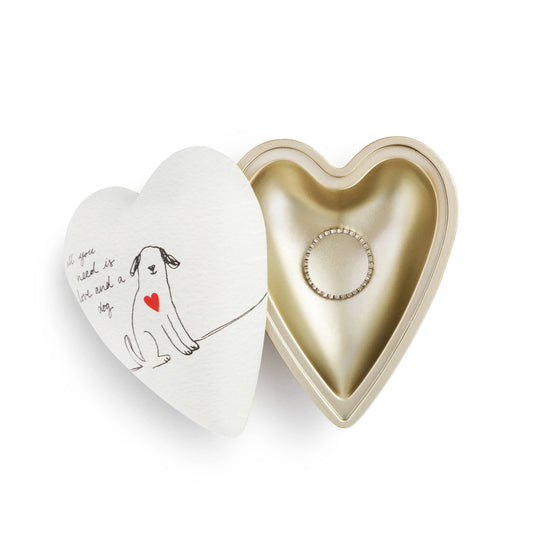 Dog Love Art Heart Keeper DEMDACO