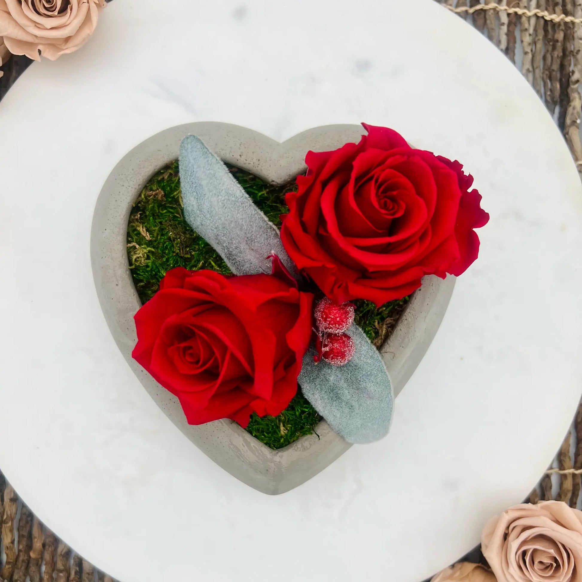 Love Times Two - Everlasting Rose Duo Thimbleberry House