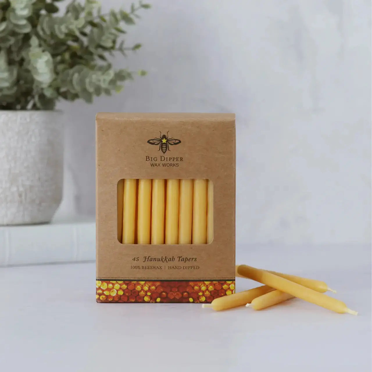 Hanukkah Beeswax Taper Candles Big Dipper Wax Works