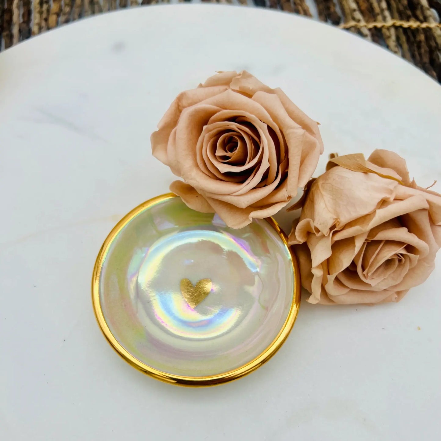 Decorative Trinket Dish Apricity Ceramics
