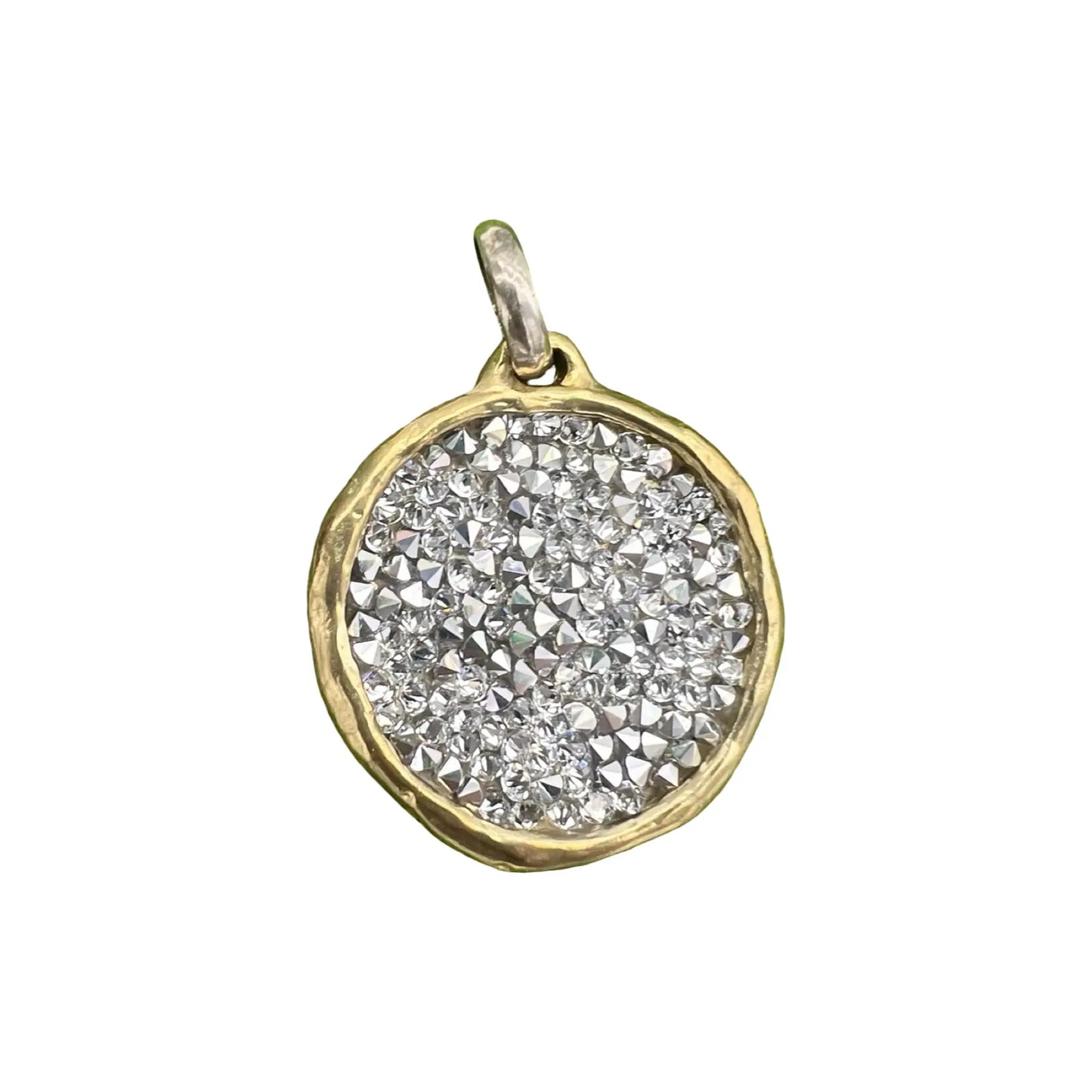 large kristal halo pendant by waxing poetic