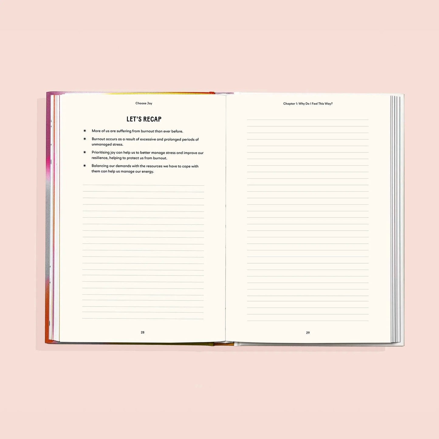 Choose Joy - a self care book for women Paige Tate & Co.