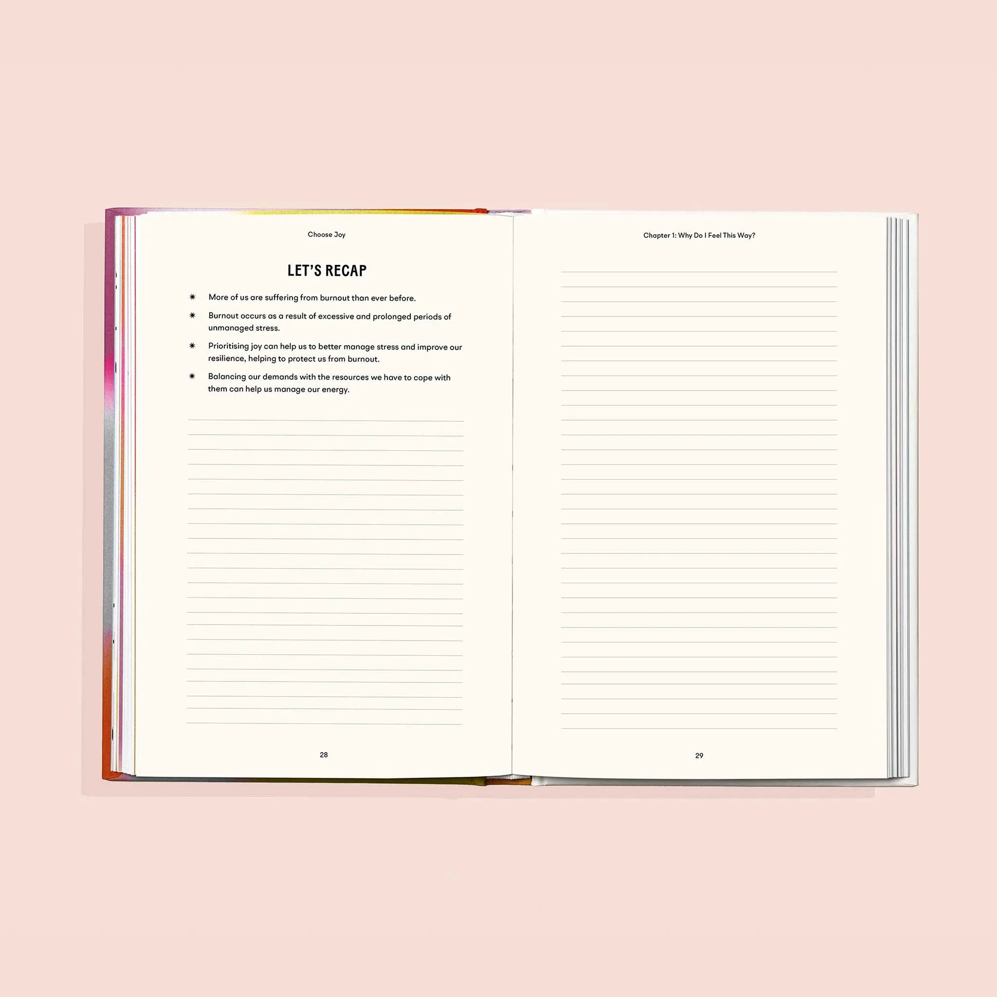 Choose Joy - a self care book for women Paige Tate & Co.
