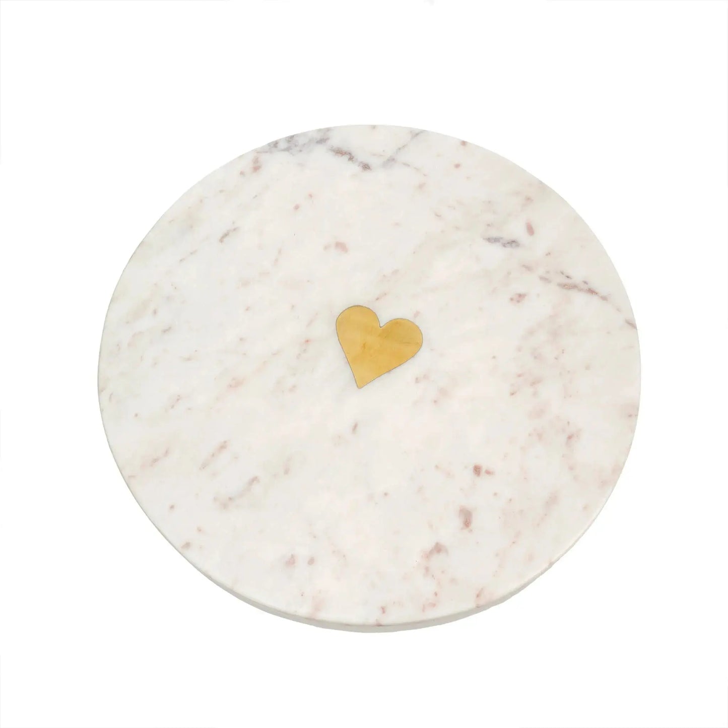 Charcuterie Set – Round Marble Cheese Board & Gold Cheese Knives Indaba Trading