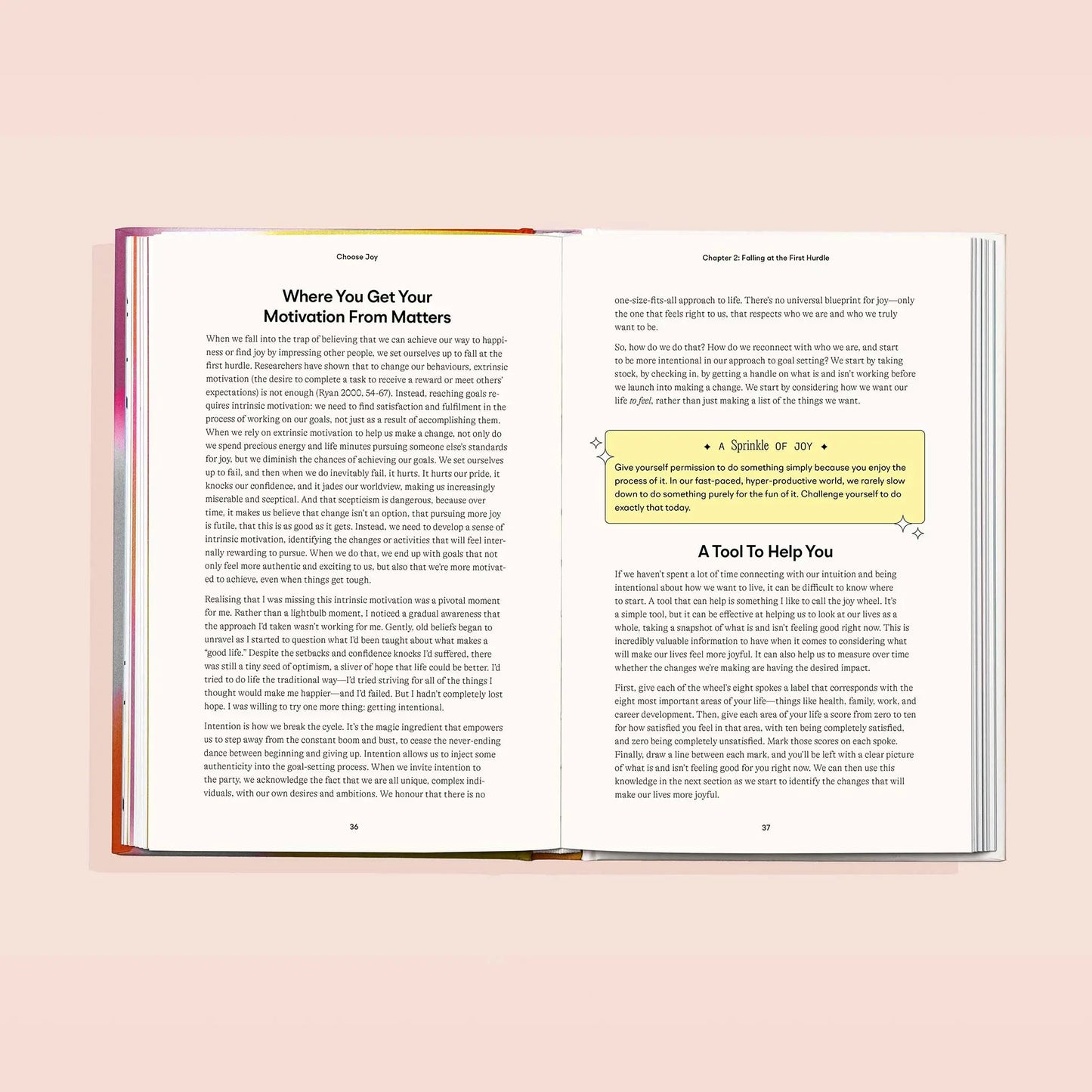 Choose Joy - a self care book for women Paige Tate & Co.