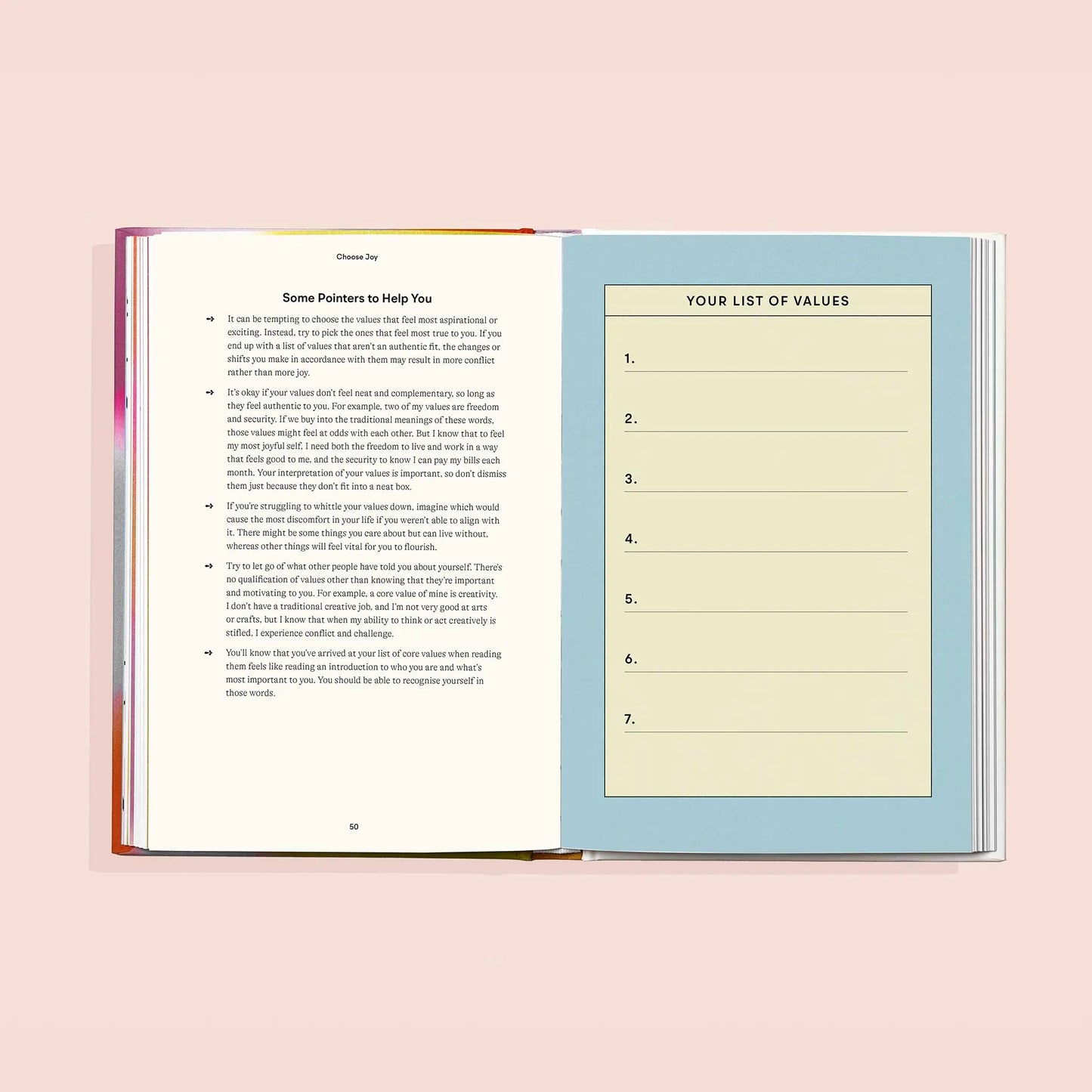 Choose Joy - a self care book for women Paige Tate & Co.