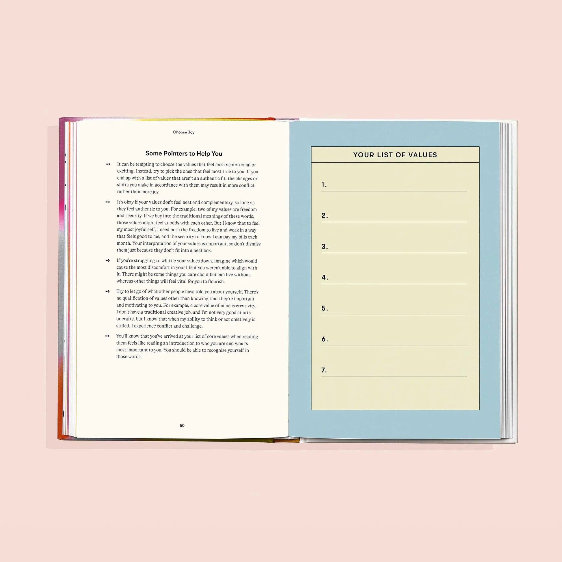 Choose Joy - a self care book for women Paige Tate & Co.