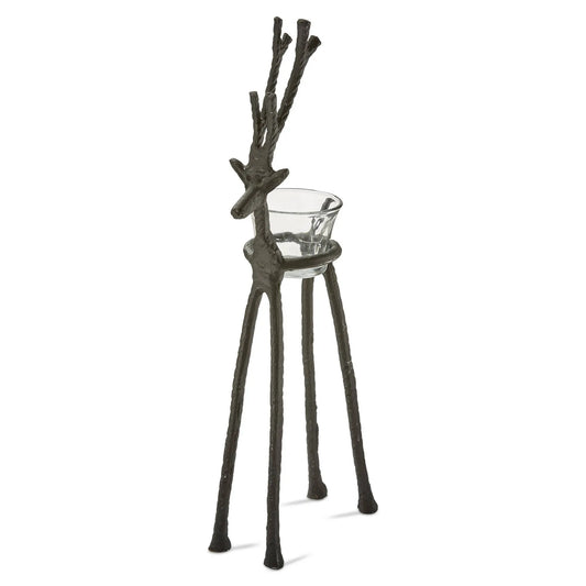 Reindeer Tea Light Holders | Set of 2 tag