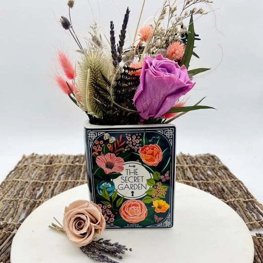 The Secret Garden Book Vase Steel Mill