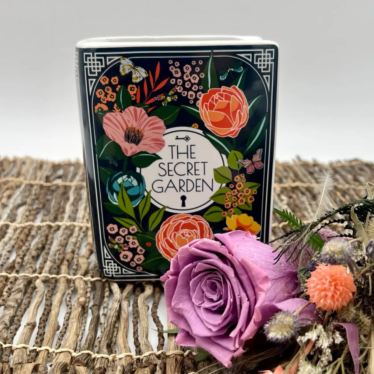 The Secret Garden Book Vase Steel Mill