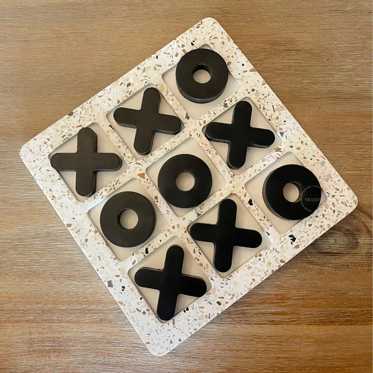 Pearl Terrazzo Tic Tac Toe Game Trazzo