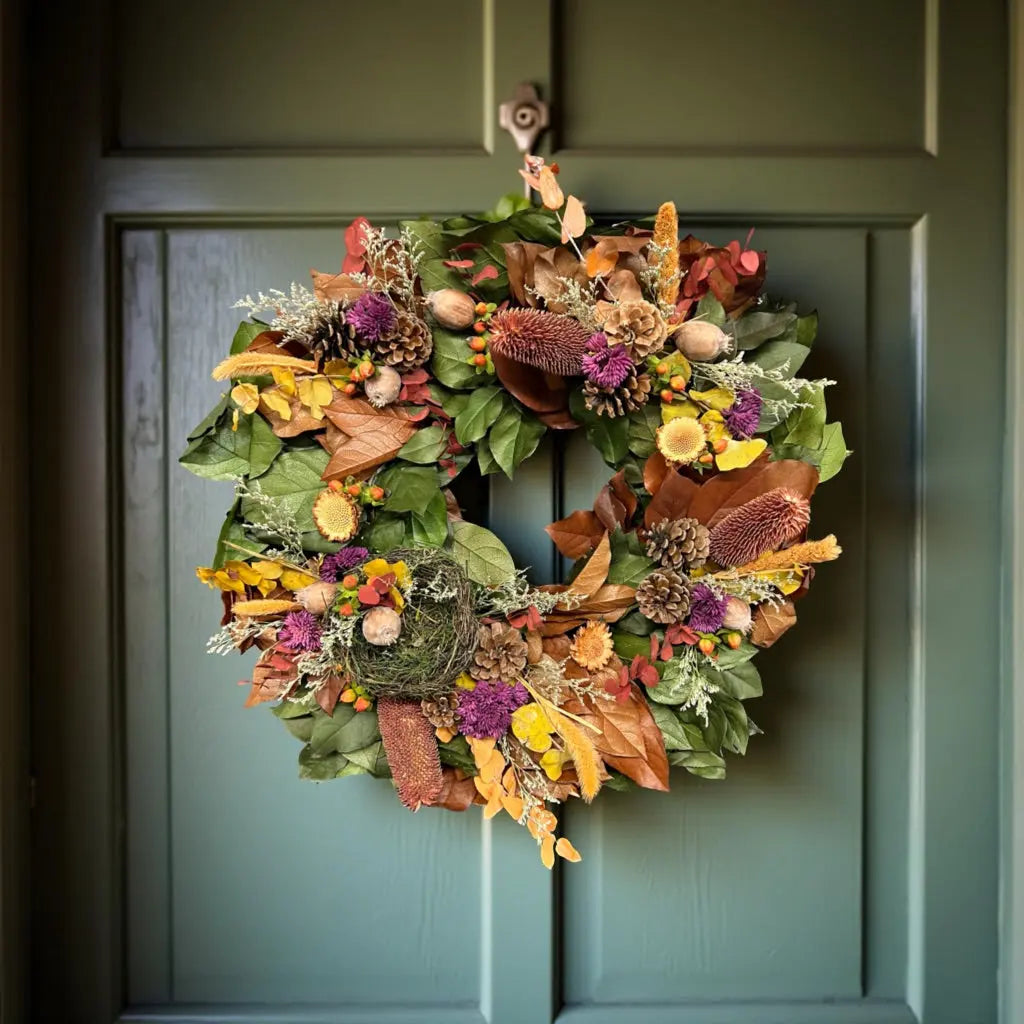 Fall Harvest Wreath Thimbleberry House